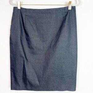 TAHARI BLACK LINED PENCIL SKIRT WOMENS SZ 10